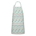 thumbnail image 1 of Light Blue Christmas Tree Apron-Garden Aprons for Women with Pockets-Cotton Linen Waterproof Kitchen Cooking Gardening Aprons Adjustable for Kitchen,Cooking,BBQ and Salon 32"x27", 1 of 7
