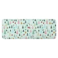 thumbnail image 1 of Light Blue Christmas Tree Pattern Kitchen Rug Mat,Kitchen Runner Rugs Non Skid Washable,Decorative Kitchen Floor Mats for Kitchen,Sink,Laundry,17"x47.2", 1 of 7