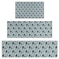 thumbnail image 1 of Light Blue Christmas Tree Pattern Kitchen Rugs Sets Of 3,Kitchen Runner Rugs Non Skid Washable,Decorative Kitchen Floor Mats for Kitchen,Sink,Laundry,17"x30"+ 17"x47" + 17"x59", 1 of 6