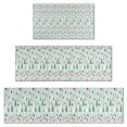 thumbnail image 1 of Light Blue Christmas Tree Pattern Kitchen Rugs Sets Of 3,Kitchen Runner Rugs Non Skid Washable,Decorative Kitchen Floor Mats for Kitchen,Sink,Laundry,17"x30"+ 17"x47" + 17"x59", 1 of 6