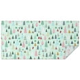 thumbnail image 1 of Light Blue Christmas Tree Pattern Rectangle Tablecloth 60"x120",Waterproof Polyester Rectangle Table Cloth, Wipeable Spillproof Polyester Tablecloth for Dining, Camping, Indoor and Outdoor, 1 of 6