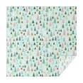 thumbnail image 1 of Light Blue Christmas Tree Pattern Square Tablecloth,Waterproof Square Table Cover,Wipeable Spillproof Washable Table Cover for Home Kitchen Party Decor 42"X42"(107x107cm), 1 of 6