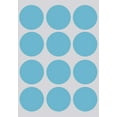 thumbnail image 1 of Light Blue Color-Coding Label Dots 38mm (1.5 inch) inch Round Labeling Sticker Dots - 1296 Pack by Royal Green, 1 of 6
