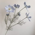 thumbnail image 1 of Light Blue Cosmos Silk Flower, Faux Flowers, Artificial Flower Arrangements, Decorations for Home, Spring Gatherings, 32 In, 1 Pc, 1 of 8