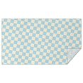 thumbnail image 1 of Light Blue and Cream Checkered Pattern Rectangle Tablecloth 60"x102",Waterproof Polyester Rectangle Table Cloth, Wipeable Spillproof Polyester Tablecloth for Dining, Camping, Indoor and Outdoor, 1 of 6