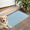 thumbnail image 1 of Light Blue Daisy Flower Pattern Door Rugs,Washable Non Slip Door Mats Indoor,Decorative Door Mats,Entry Mat Indoor for Entrance,Bedroom,Kitchen,Bathroom,16"x24", 1 of 6