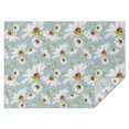 thumbnail image 1 of Light Blue Daisy Flower Pattern Rectangle Tablecloth 60"x84",Waterproof Polyester Rectangle Table Cloth, Wipeable Spillproof Polyester Tablecloth for Dining, Camping, Indoor and Outdoor, 1 of 5