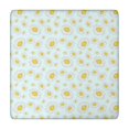 thumbnail image 1 of Light Blue Daisy Flower Pattern Square Fitted Tablecloth with Elastic Edge,Square Table Cover,Washable Elastic Table Cover for Home Kitchen Party Decor 34"x34", 1 of 6