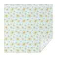 thumbnail image 1 of Light Blue Daisy Flower Pattern Square Tablecloth,Waterproof Square Table Cover,Wipeable Spillproof Washable Table Cover for Home Kitchen Party Decor 42"X42"(107x107cm), 1 of 6