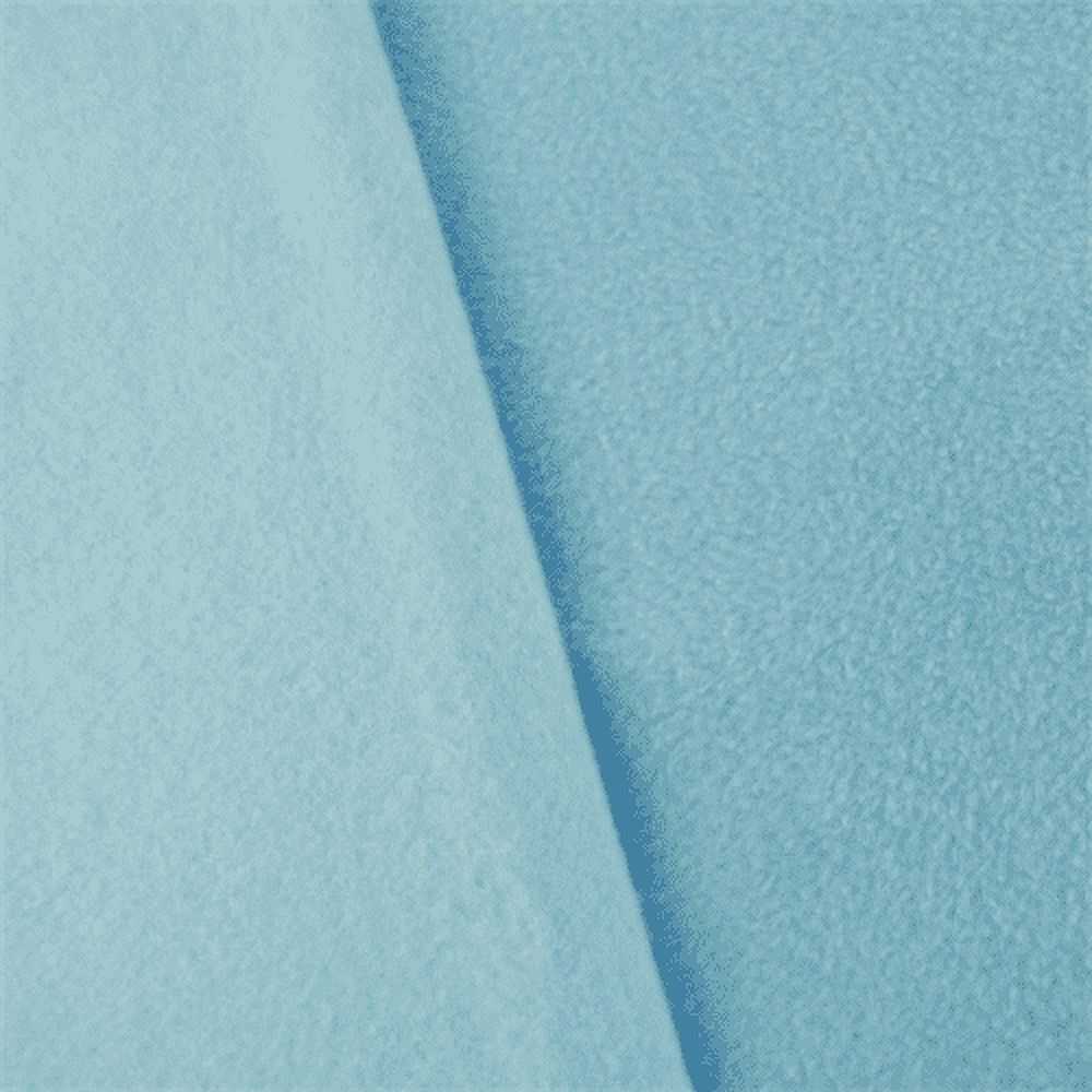 Light Blue Double Sided Fleece, Fabric By the Yard