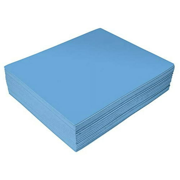 Light Blue EVA Foam Sheets, 30 Pack, 2mm Thick, 9 x 12 Inch, by Better Office Products, Light Blue Color, for Arts and Crafts, 30 Sheets Bulk Pack
