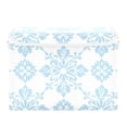 thumbnail image 1 of Light Blue Floral Patterns Foldable Storage Bin with Lid and Handle Collapsible Storage Box 16.5 x 12.6 x 11.8 inches, 1 of 7