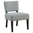 thumbnail image 1 of Light Blue & Grey Abstract Dot Fabric Accent Chair, 1 of 1