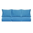 thumbnail image 1 of Light Blue Indoor/Outdoor Deep Seating Sofa Set, Corded, 1 of 3