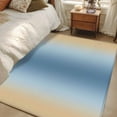 thumbnail image 1 of Light Blue Khaki Ombre Area Rugs 3x5 for Living Room, Modern Abstract Art Gradient Non Slip Washable Rug Runner, Low Pile Indoor Floor Carpet Mat Bathroom Rugs for Bedroom, Kids Room, 1 of 9