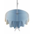 thumbnail image 1 of Light Blue Khaki Ombre Outdoor Tablecloth with Umbrella Hole, Modern Abstract Art Gradient Spillproof Waterproof Outdoor Table Cover, Patio Tablecloths for Party/Garden/Picnic, Round 60 inch, 1 of 9