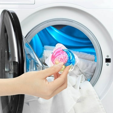 Light Blue Laundry Detergent Gel Capsules 4 In 1 Formula Stain Removal Long Lasting Scent Light Blue #7h777