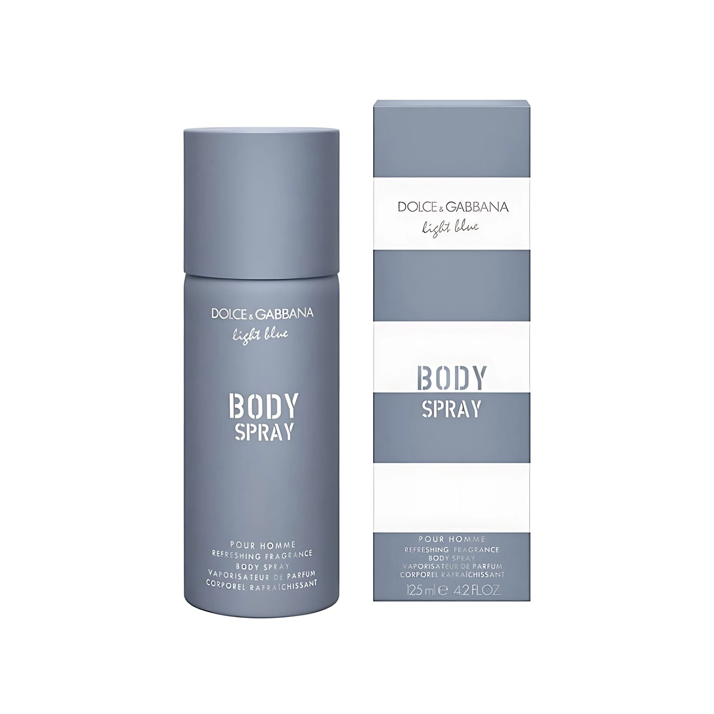 DOLCE & GABBANA Light Blue Pour Homme Body Spray 4.2 Ounce