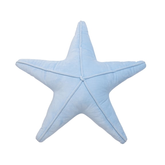 Light Blue Oceans Throw Pillow, Fish Seashell Starfish Seahorse Stuffed Decorative Cushions Coastal Marine Themed Pillows for Sofa Bed Beach (15.7x15.7 Inch)