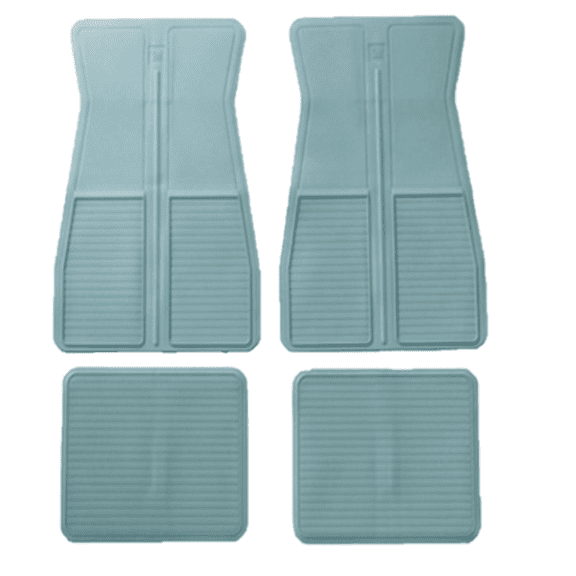 Light Blue Original GM Style Floor Mat Set Firebird GTO Grand Prix Bonneville