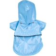 Light Blue PVC Raincoat For Dogs
