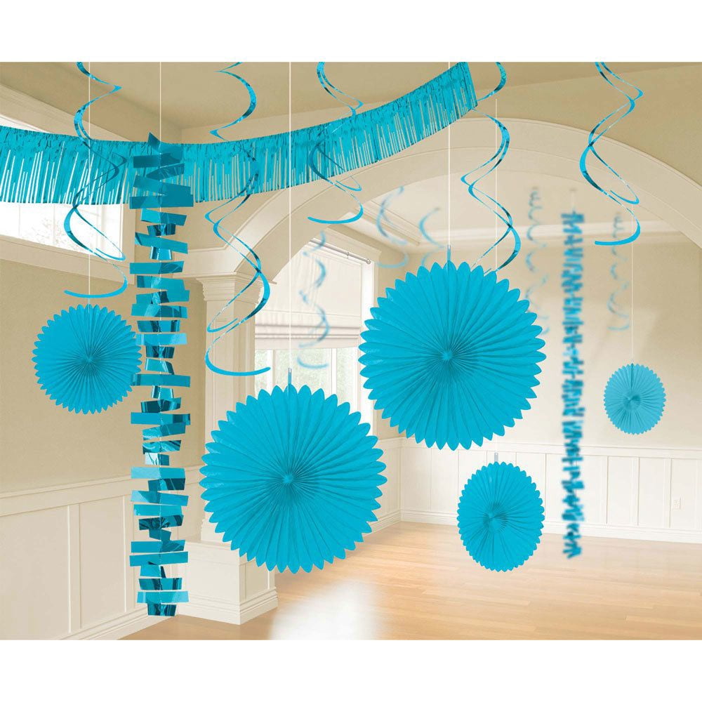 Light Blue Party Decoration Kit, 18pcs - Walmart.com