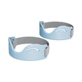 thumbnail image 1 of Light Blue Patella Knee Strap 2 Pack, Adjustable Knee Support Brace for Patellar Tendonitis Pain Relief, Silicone Stabilizer for Running Hiking Gym Workout Recovery, 1 of 5