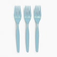 thumbnail image 1 of Light Blue Plastic Forks (50 Pc) - Party Supplies - 50 Pieces, 1 of 2