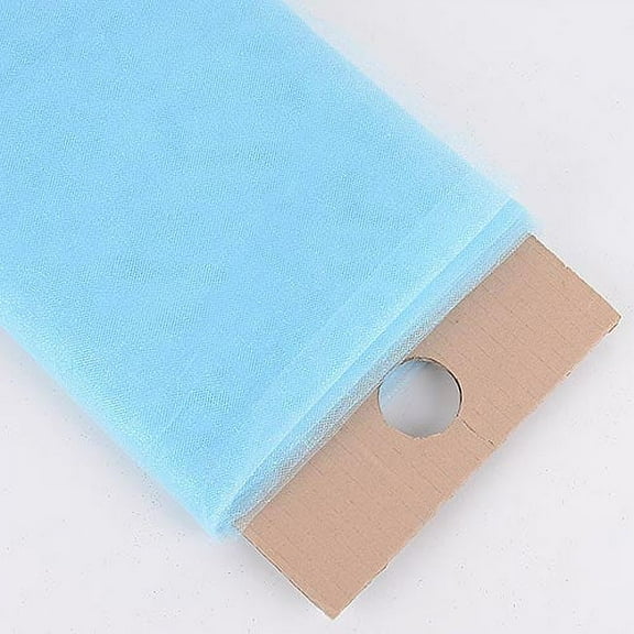 Light Blue - Premium Glitter Tulle Fabric ( 54 inch | 10 Yards )