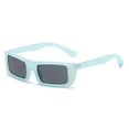 thumbnail image 1 of Light Blue Retro Aviator Sunglasses for Women Men Beach Accessories Plastic Trendy Classic Retro Womens Sunglasses Men Driving Sun Glasses UV Protection One Size, 1 of 2