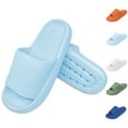 thumbnail image 1 of Light Blue Sandals for Women and Men,Non-Slip Bathroom Shower Sandals,Soft and Thick Sole Cloud Slippers, 1 of 8