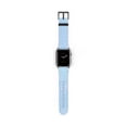 thumbnail image 1 of Light Blue Snakeskin Print Faux Leather Band For Apple Watch-Series 1-9/SE, 1 of 4