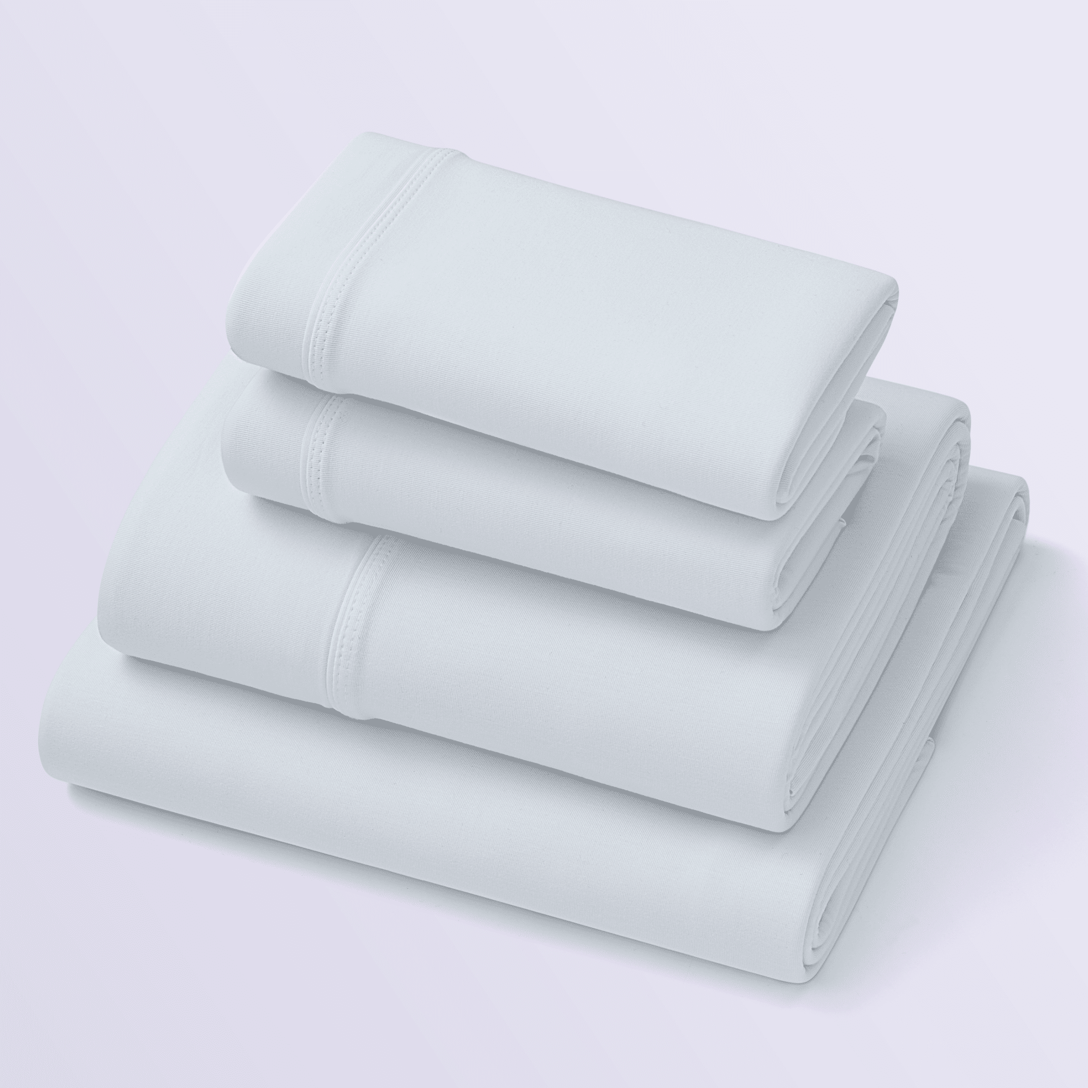 Light Blue SoftStretch Sheets, Full, Purple Mattress Sheets, Bamboo