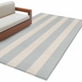 thumbnail image 1 of Light Blue Striped Kitchen Runner Rug 2.7x5 Washable Runners for Hallway Non Slip Vintage Abstract Horizontal Stripes Large Area Rug Indoor Carpet for Bathroom Laundry Entryway Bedroom Living Room, 1 of 9