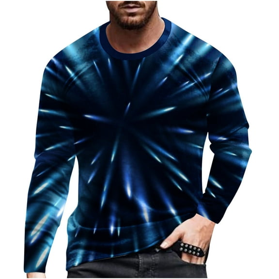 Light Blue Sweatshirt Men Long Sleeve Tees for Men Men Half Zip Pullover