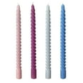 thumbnail image 1 of Light Blue Taper Candles - Wedding & Party Decoration Set of 4, 1 of 6