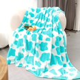 thumbnail image 1 of Light Blue Throw Blanket for Couch, Soft Cozy Blankets for Women, Cute Small Blanket for Girls, Blue Gifts for Girls Boys Women Birthday Christmas, 1 of 6