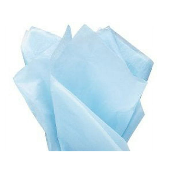 Light Blue Tissue Paper 20 Inch X 30 Inch Sheets Premium Gift Wrap Paper