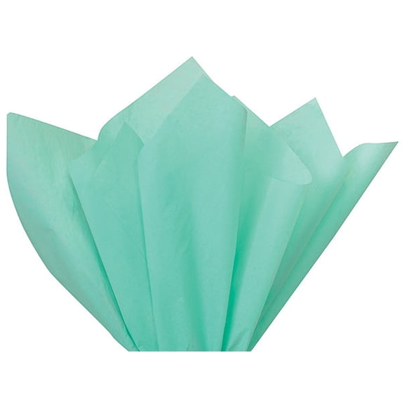Light Blue Tissue Paper Squares, Bulk 10 Sheets, Feronia Packaging, Large 15x20 Inch
