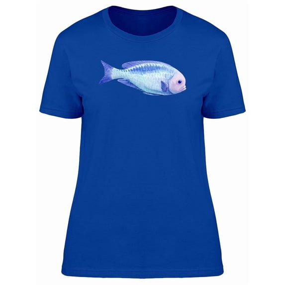 Light Blue Tropical Fish Tee Women's -Image by Shutterstock