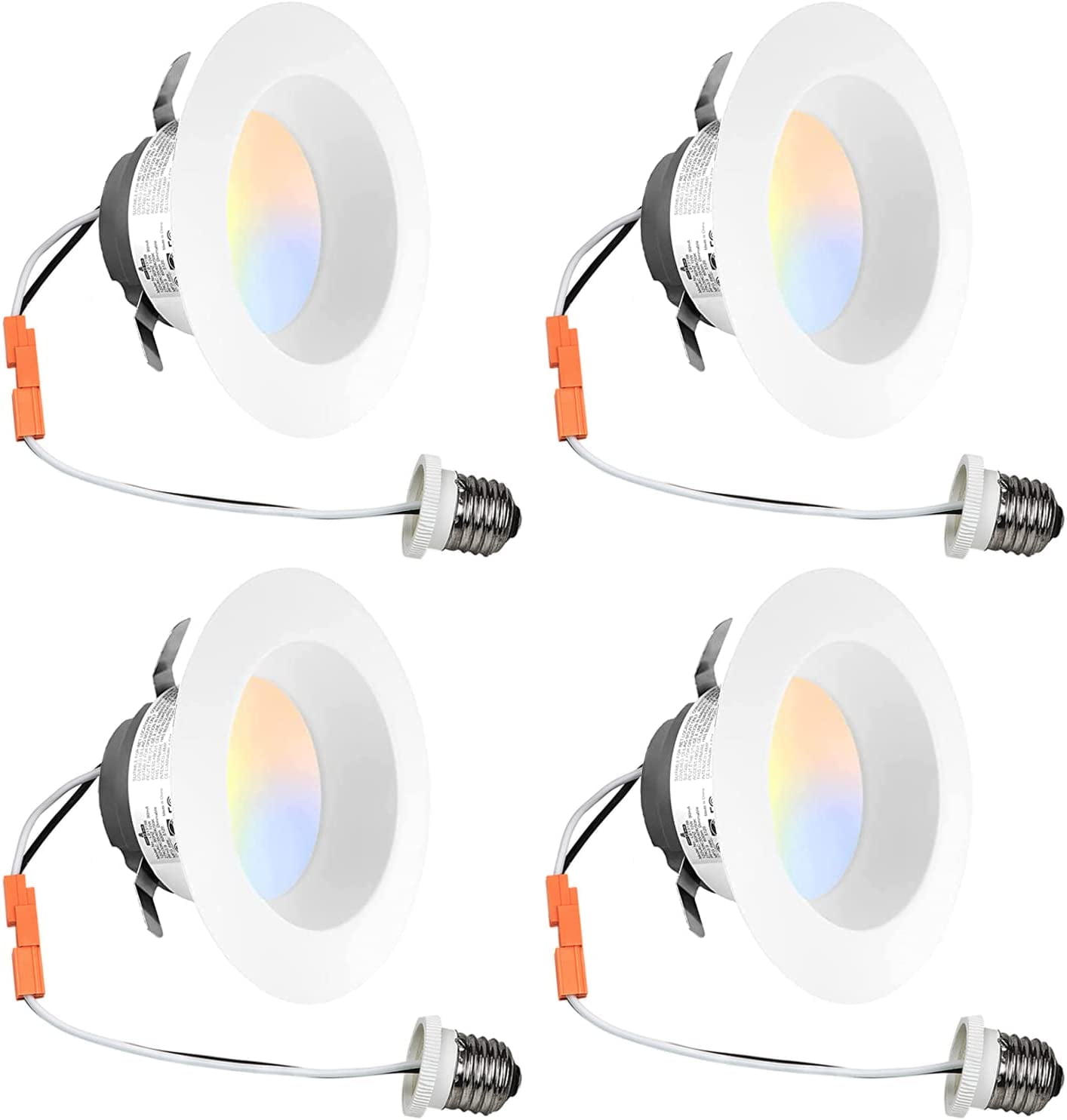 Light Blue USA 4" inch 10W (75W) LED Downlight Retrofit, 2700K5000K