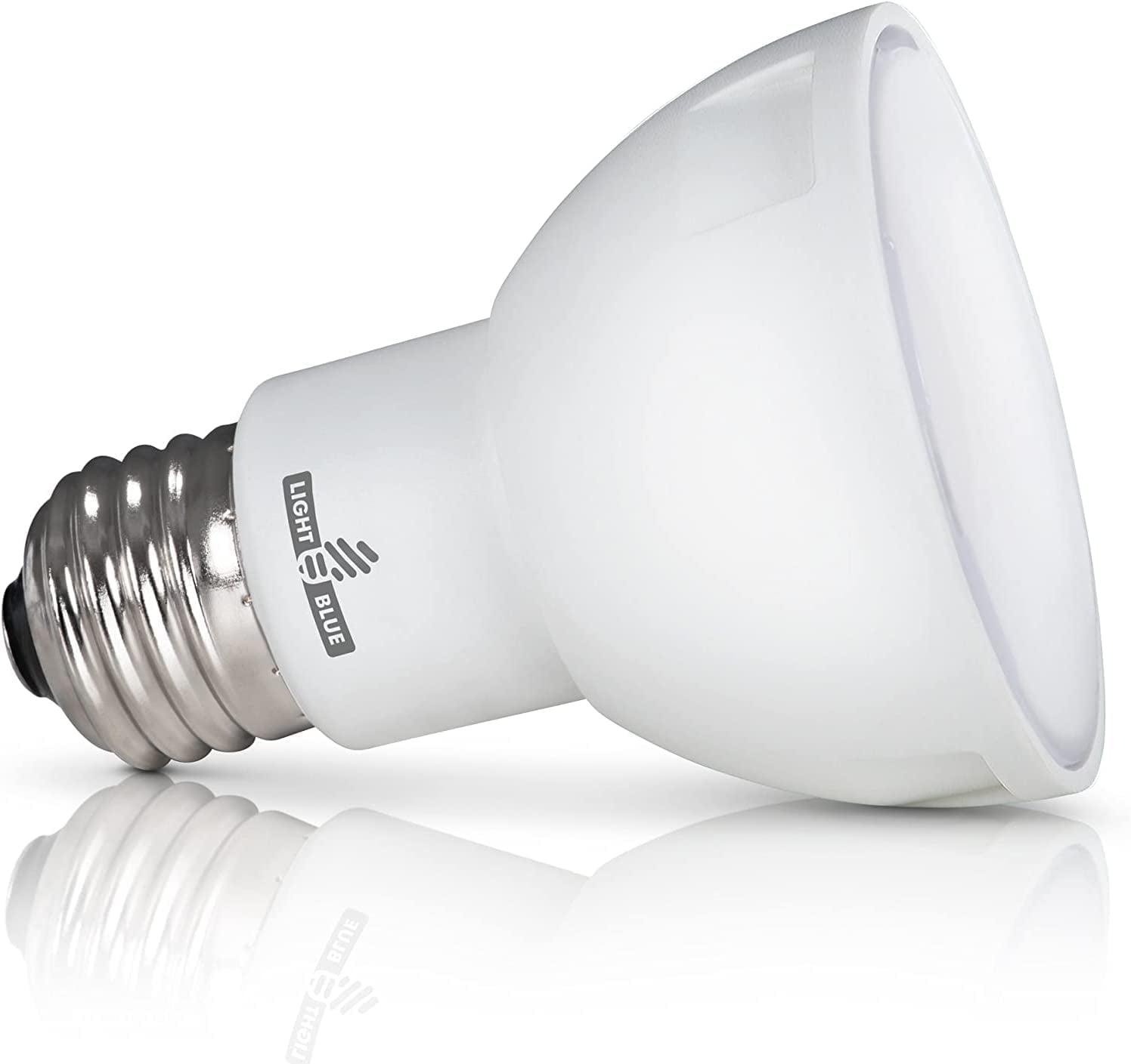 Light Blue USA LED 7Watt (50W) Dimmable Flood Light Bulb, BR20 E26