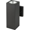 thumbnail image 1 of Light Blue USA Modern Outdoor Porch Light Patio Light 24W 3 Color 3000K/4000K/5000K Selectable 2600LM Dual Up and Down Lights, Waterproof Wall Sconce Matte Black, 1 of 6
