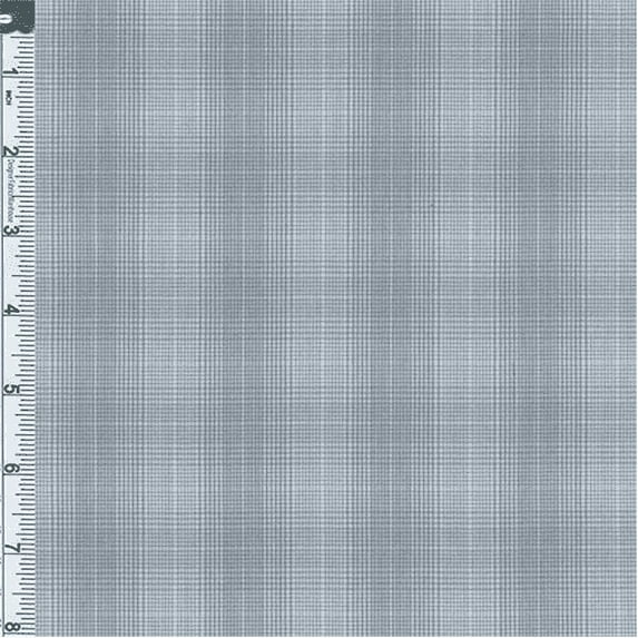 Light Blue Yarn Dyed Plaid Shirting, Fabric By the Yard