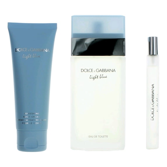 Light Blue by Dolce & Gabbana, 3 Piece Gift Set for Women