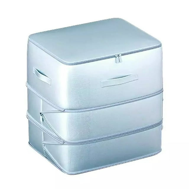 Light Blue for Ultra Space Saving Self Organizer Condense Duvet Storage