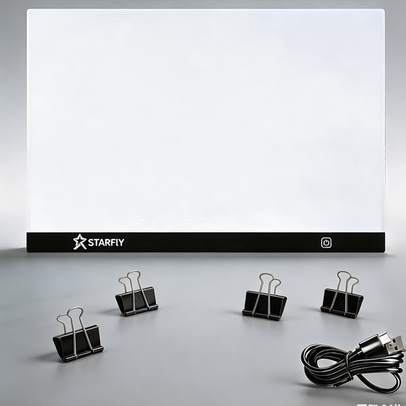 Light Board for Diamond Painting, Diamond Art Light Board, A2/A3/A4 LED Tracing Light Pad, 3-Level Dimmable USB Powered Drawing Board for Painting Kit, Art Craft Supplies for Diamond Art, Sketching