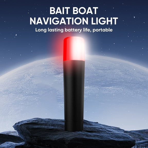 Light Boat Navigation Lights For Fishing Bait Boat LED Boat Lights Waterproof With 300-500M Long-Distance IP67 Waterproof Three-Level Brightness Adjustment Strong Magnetic Suction
