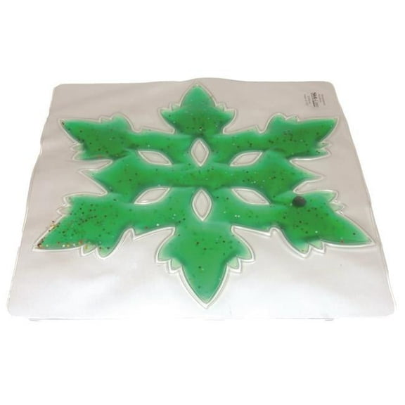 Light Box 6 Spoke Snow Flake Gel Pads - Green