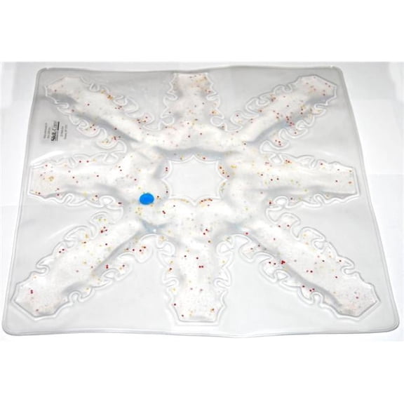 Light Box 8 Spoke Snow Flake Gel Pad - Clear